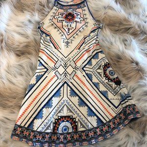 Tribal Print Dress by Flying Tomato - Size Large